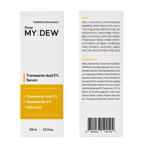 5% Tranexamic Acid Serum with 5% Niacinamide, Dark Spot Correcting Serum for Hyperpigmentation, 1Fl Oz