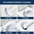 HJUHBDJ 80 Pack Disposable Toilet Wand Refills, High-Density Replacement Scrubber Heads, Bathroom Toilet Bowl Cleaning