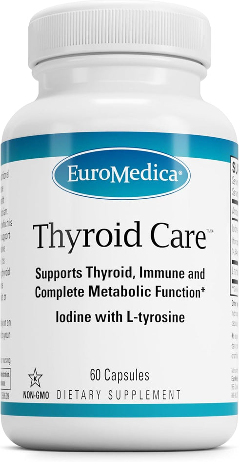 EuroMedica Thyroid Care - Immune Health & Energy Support Formula - Nutritional