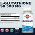 KAL L-Glutathione SR - Reduced Glutathione Supplement, High Absorption Antioxidant, 60 VegCaps