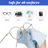 200 Pcs Microfiber Glasses Cleaning Cloth, Eyeglasses Cleaner Wipes for Lenses, Screens, and Tablets