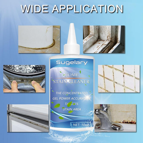 Solution-10 oz Sugelary Mold Stain Cleaning Gel, Washing Machine Cleaner for Front Loader Seal, All-Purpose Gel