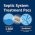 Amazon Basics Septic Treatment Pouch, Unscented, 0.63 oz (Pack of 3), 3 Month Supply