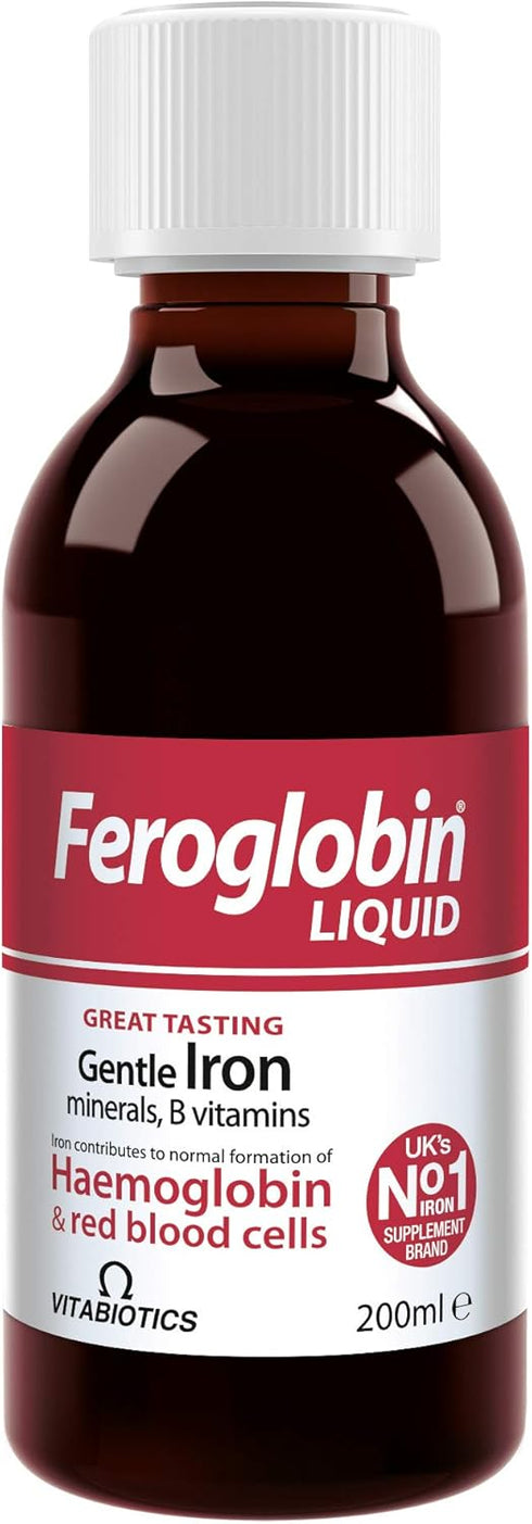 Gentle Iron and Nutrient Liquid, Reduce Tiredness and Fatigue, Natural Iron Source