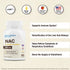 Puregen Labs N-Acetyl-L-Cysteine (NAC) 600mg, Immune and Respiratory Support, Antioxidant, 120 Veggie Capsules
