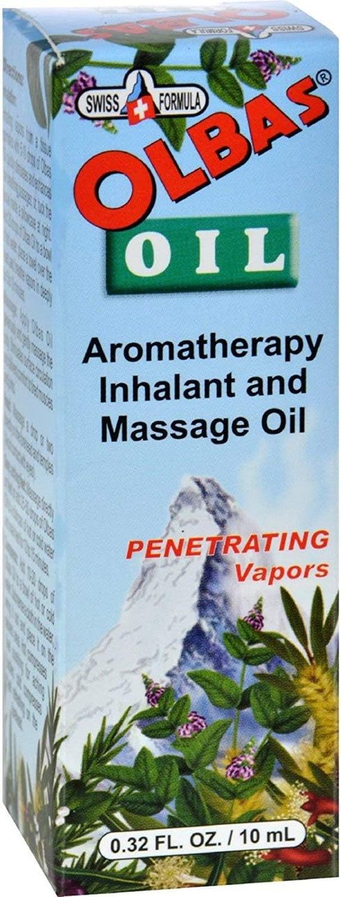 Olbas Therapeutic, Aromatherapy Inhalant and Massage Oil, 0.32 fl Ounces. Pack of