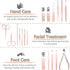 Nail Clippers for Men Women, 18 In 1 Stainless Steel Nail Kit Professional Manicure Pedicure Kit Nail Scissors Cuticle Trimmer Nail Care Set with Leather Case Portable Travel Home (Rose Gold)