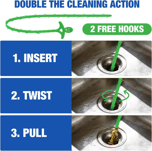 Maintenance4 pack Sink and Drain Cleaner Powder: All-Purpose Pipe Opener for Kitchen Bathroom Pipes and Floor Drains