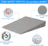 XINSURUJIAN Bed Wedge Pillow Triangle Belt Foam for, Knee, Small Leg, Reading, Maternity (Grey)