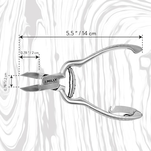 High Carbon Stainless Steel Heavy Duty Toenail Clippers for Thick Toenails, Professional Nail Clippers for Seniors