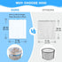 HHXI 100Ct 4 Gallon Small Trash Bags, Blue Ocean Garbage Bags, Scented Trash Bags, Odor Resistant with Drawstring