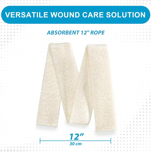 MedVance TM Alginate Calcium Alginate Dressing, 12" Rope, Box of 5 Dressings