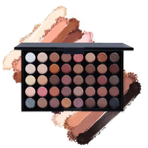 Pure Vie All-in-One Holiday Gift Makeup Set, Essential Starter Bundle for Women - Full Makeup Kit