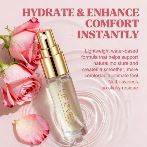 Water-Based Vaginal Moisturizer for Women, Lightweight Intimate Care Spray, Helps Relieve Dryness, Smooth & Comfortable