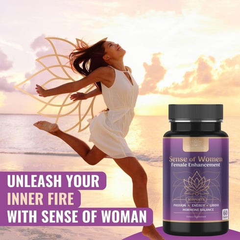 senseOfeeling 60 Sense of Women Natural Female Enhancement Pills | Female Libido Booster for Women to Increase Mood