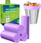 Small Trash Bags 1.2-Gallon, 120 Counts, Purple Bathroom Trash Bags for Bedroom Office