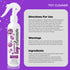 Wet Hygienic Misting Toy Cleaner, 8 Ounce All Purpose Alcohol Free Gentle Cleansing Spray, No Harsh Chemicals Safe for All Toys and Surfaces, Paraben Free & Sulfate Free