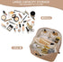Large Capacity Makeup Bag, Waterproof PU Leather Travel Cosmetic Bag for Women and Girls