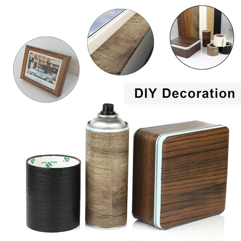 PACK (1, BOMEI Wood Grain Repair Tape,Self Adhesive Repair Patch for Furniture, Floors, Cabinets, Windows, Doors, RV