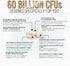 Daily Probiotics and Prebiotics 60 Billion CFU - 10 Diverse Strains for Digestion, 60 Capsules for Men and Women