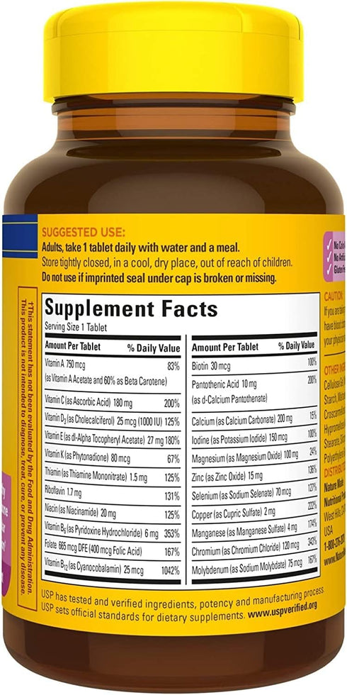 Nature Made Multi for Her 50+ Vitamin/Mineral Tablets - 90 ea (Pack of 4)