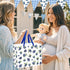 JORHANCE Blueberry Gift Bags with Wrapping Paper & Birthday Card - Large Bag for A Berry Sweet Baby Is On The Way