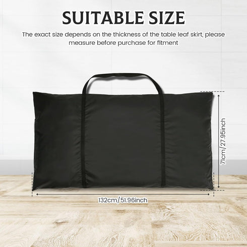 ZJRDYYK 2 Table Leaf Storage Bag with Zipper and Shoulder Straps, Waterproof Lined Table Leaf Cover Protector, Scratch