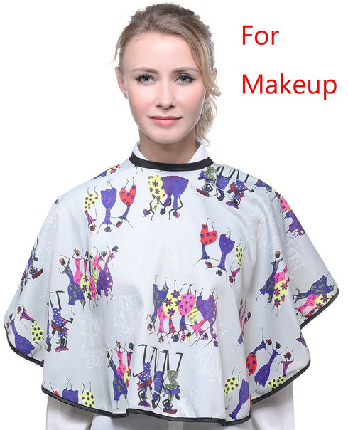 PERFEHAIR Shortie Comb-Out Cape for Makeup Artists, Beauty Salon Styling Cape
