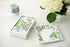 Packs 15 Caspari Hydrangeas and Porcelain Paper Guest Towel Napkins - Two