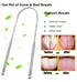 2 Pack Tongue Scraper for Adults, GIAVGIAV Professional Tongue Cleaner Tongue Brush for Oral Care & Hygiene, Reusable Tongue Scrubber with Dual Carved Handle, Reduce Bad Breath, Stainless Steel