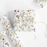 JarThenaAMCS Wildflower Wrapping Paper -Mini Roll- 17 Inch x 32.8Ft Watercolor Floral Butterfly Gift Wrap Paper Spring Art Paper for Wedding Bridal Baby Shower DIY Craft