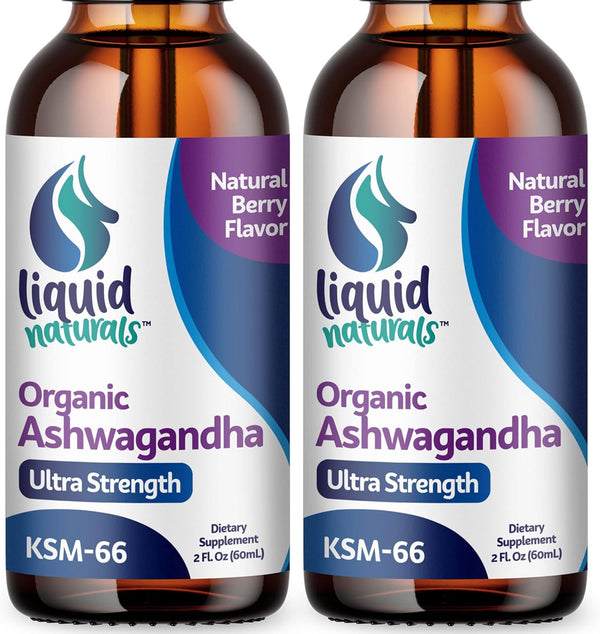 Ashwagandha Drops - 2000mg, 6X Stronger Than Pills, Organic Liquid Drops for Immune Support, Performance, Heart Health