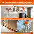 MNWHUC 72 Ceiling Fan Cleaner Duster with Extendable Long Handle Cleaning Duster Kit, Reusable Chenille & Microfiber