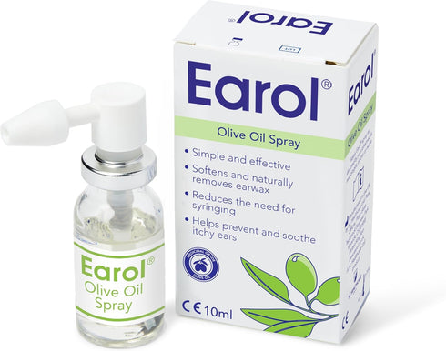 Olive Oil Natural Ear Wax Softener, Effective Spray for Removal