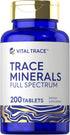 Carlyle Trace Minerals | 200 Tablets - Full Spectrum Supplement | Non-GMO & Gluten Free Complex
