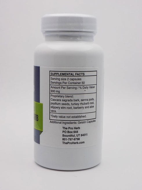 Pro Herb 450mg, 100 Turkey Rhubarb Capsules