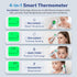 Alcedo Forehead and Ear Thermometer for Adults, Kids, Baby, Digital Infrared Thermometer for Fever, Touchless