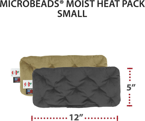 Pack 5" 12" Core Products MicroBeads Moist Heat Therapy Microwave X | Small Reusable Moist Heat Pad with Soft Fabric