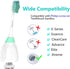 Replacement Toothbrush Heads Compatible with Philips Sonicare E-Series, Multi-Color Rings