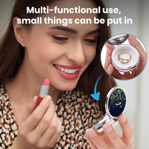 HCYPCV Mini Pill Box, Small Pill Box, Portable Pill Box, Cute Pill Organizer for Vitamins, Medications, Fish Oil