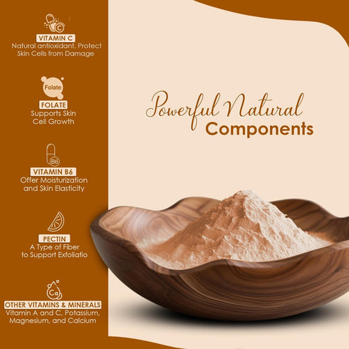 mi nature Orange Peel Powder (Citrus Aurantium) - 227 g / 8 OZ / 1/2 lb, All Natural, Vegan