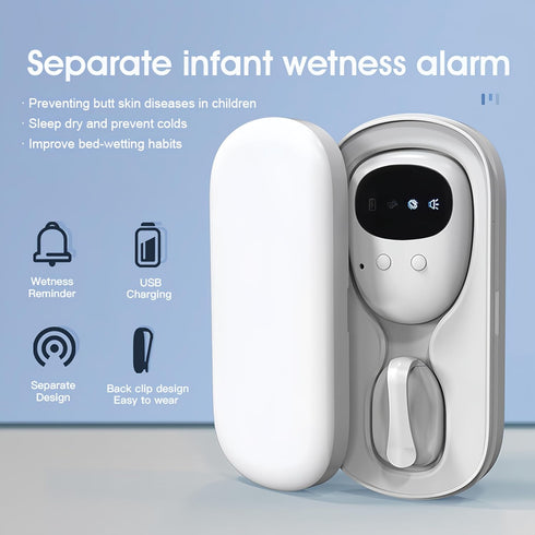 Wireless Bedwetting Alarm for Kids & Adults, Potty Training Reminder Device with Sound & Vibration, Nighttime Accident