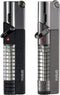 YUSUD Butane Fuel Lighter, 2 Pack Windproof Torch Jet Lighters with Visible Gas, Lockable Flame, Unique Gifts