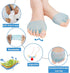JUMPOW Metatarsal Pads - 2 Pairs Soft & Durable Ball of Foot Cushions for Pain Relief, Gel Toe Separator Spacers