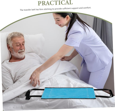 OUNONA Patient Lifting Aid Strap for Elderly Care Reusable Moving Band for Disabled Individuals Comfortable Handle