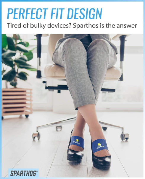 Sparthos Arch Support Sleeve - Plantar Fasciitis Brace, Foot Pain Relief, Night Splint - Dr Sock Docsocks Supports