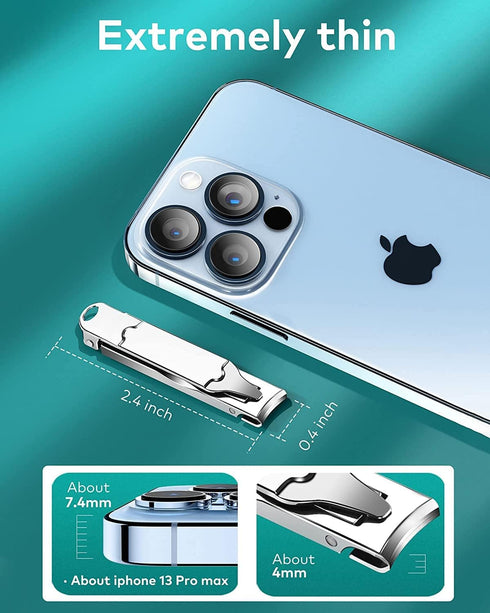 MR.GREEN Portable Nail Clippers, Medical Grade Stainless Steel Foldable Nail Cutter, Ultra Slim Travel Design