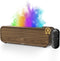 TMEHM Sound Reactive Flame Air Diffuser Humidifier,7 Colors Aromatherapy Essential Oil Diffuser,Ultrasonic