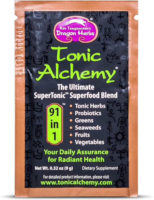 Dragon Herbs Tonic Alchemy Superfood Greens Powder - Single Serve Packet -