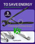 SZQHT Ultra Wide Jaw Opening Nail Clippers Set, Heavy Duty Stainless Steel Toenail Clippers for Seniors, Men & Women